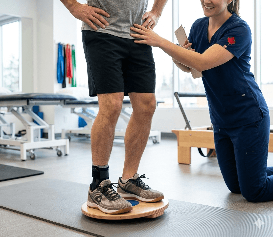 Ankle pain physiotherapy in Oshawa